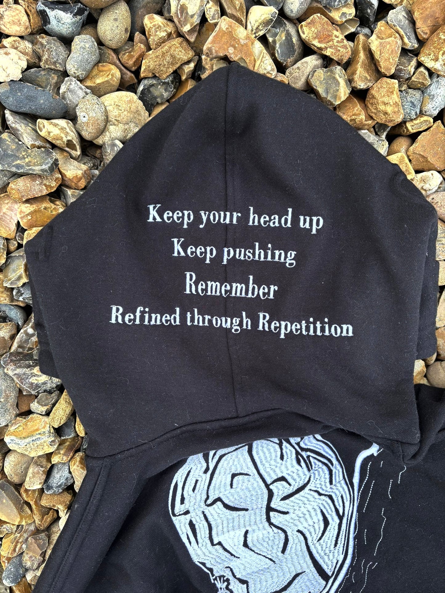 Sisyphus embroidered hoodie