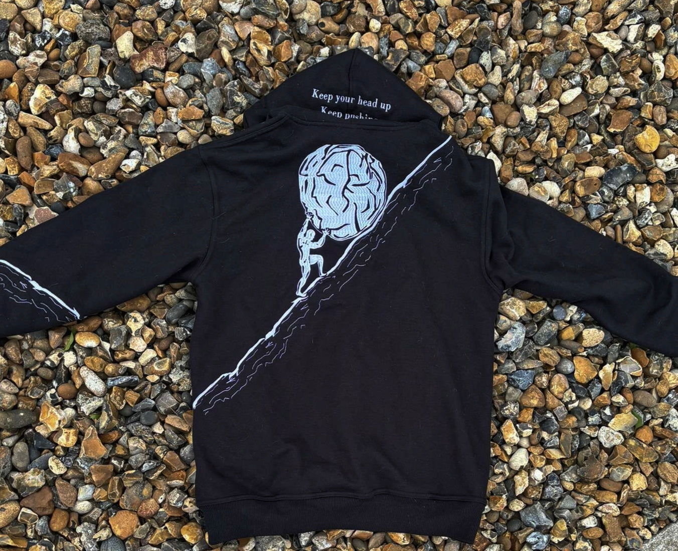 Sisyphus embroidered hoodie