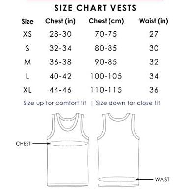 Gym Vest (White Logo)